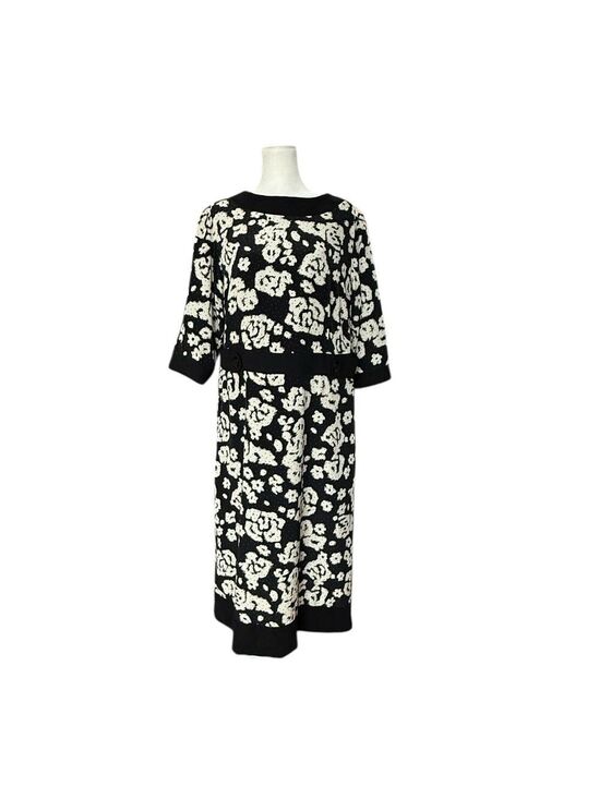 Dresses & Skirts - Floral Black and White Dress